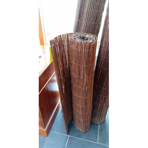 3 - Willow fencing screening rolls