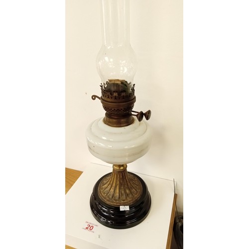 20 - Vintage oil lamp