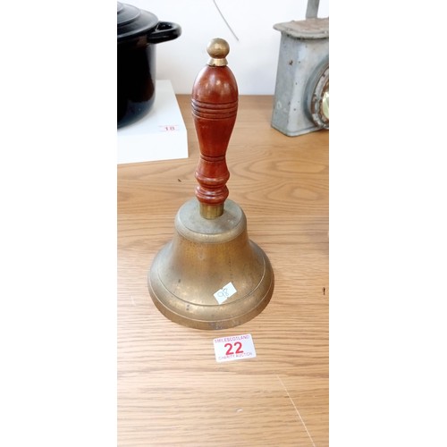 22 - Vintage hand bell