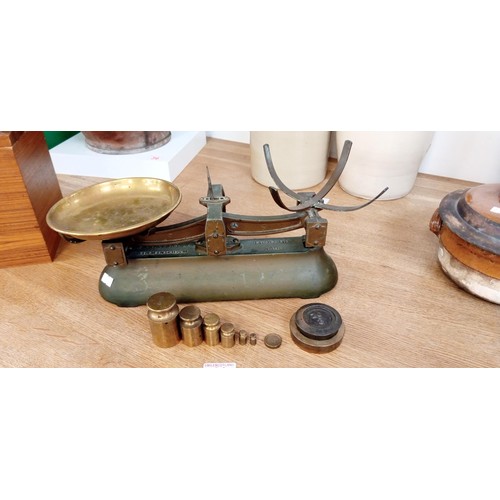 41 - Vintage scales and weights