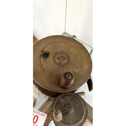 50 - 2 Brass or metal vintage fishing reels