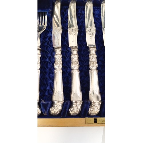 223 - Box set pistol grip cutlery set