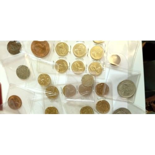 229 - Large selection of collectable coins mainly in coin sleeves