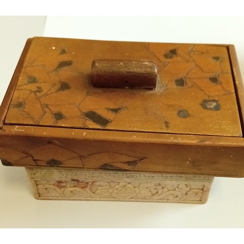 254 - Selection of eastern style collectable boxes