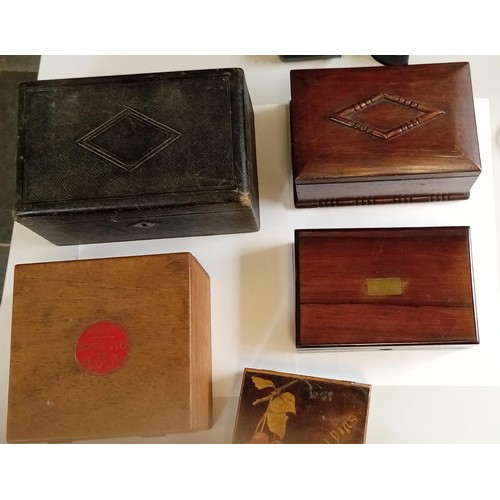 255 - 5 collectable jewellery boxes