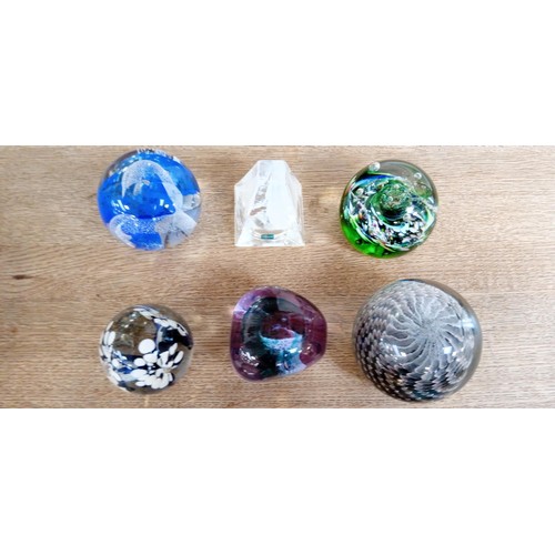 44 - 15 Paperweights of various shapes and sizes