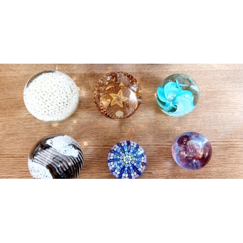 44 - 15 Paperweights of various shapes and sizes