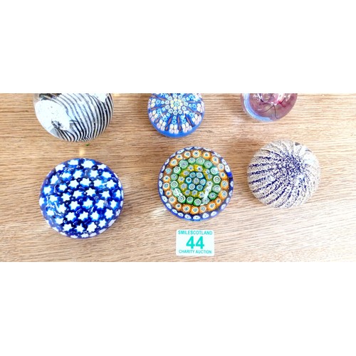 44 - 15 Paperweights of various shapes and sizes