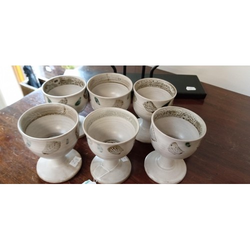 68 - 6 Hand Studio goblets