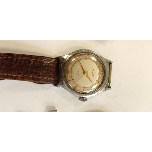 103 - 3 Vintage watches , tie pin and more to include rotary watch