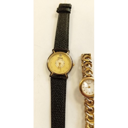 108 - 3 Vintage watches and a silver fob