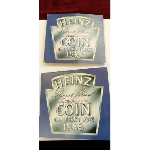 118 - 2 Vintage coin sets from Heinz