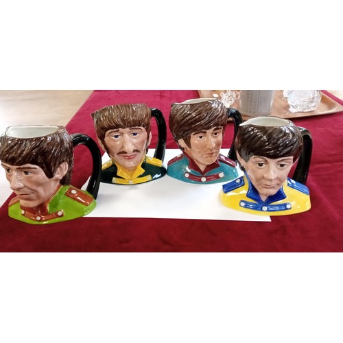 142 - The Beatles Royal Doulton toby jugs original set