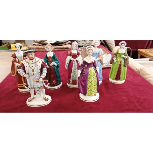 145 - Henry VIII and his wives German antique ornaments