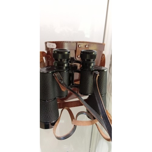 151 - Pair of vintage Wray 9/40 binoculars plus vintage opera glasses