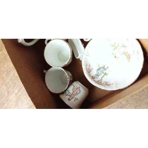 175 - Atlas China childs tea set plus one other