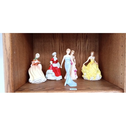 180 - 4 Royal Doulton Pretty Ladies 4 seasons Autumn, Winter, Spring & Summer plus Diana Princess of Wales