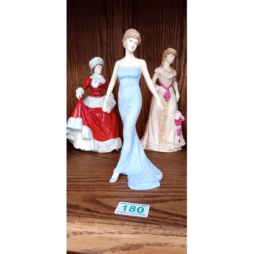 180 - 4 Royal Doulton Pretty Ladies 4 seasons Autumn, Winter, Spring & Summer plus Diana Princess of Wales