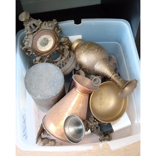 198 - Selection of brass and copper ware