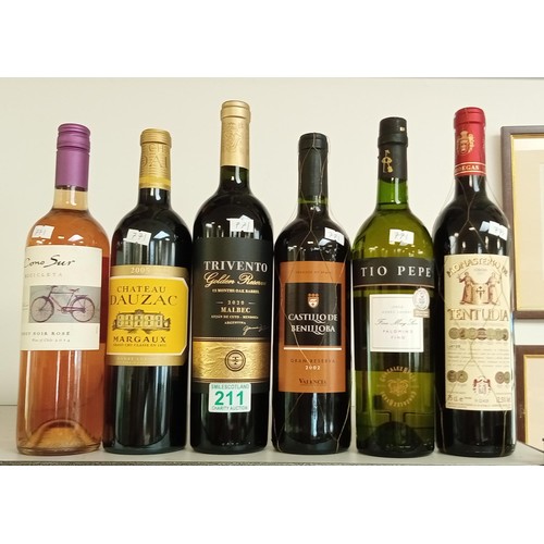 211 - Selection of wines