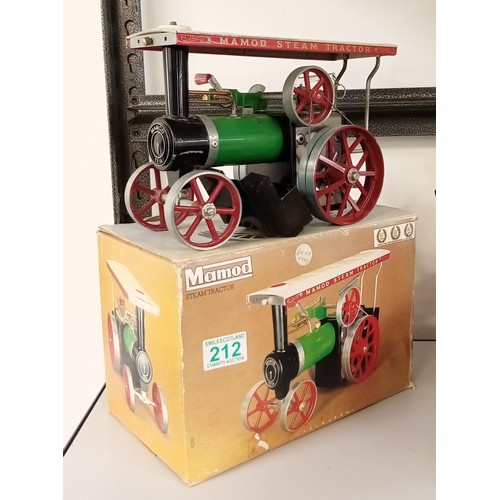 212 - Mamod steam traction engine with original box