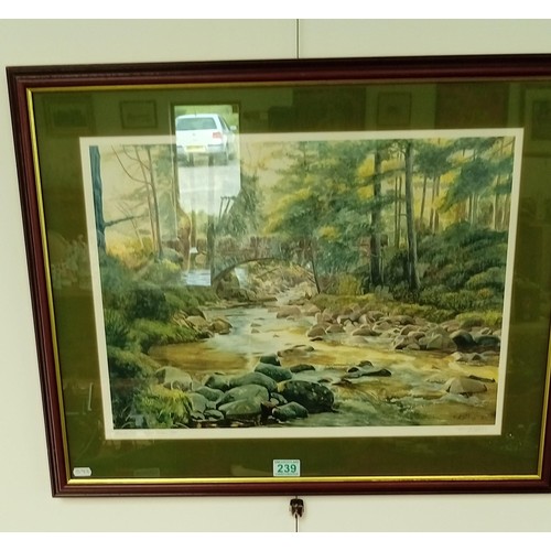 239 - November Sunshine print Glen Tanner limited edition Charles Adams