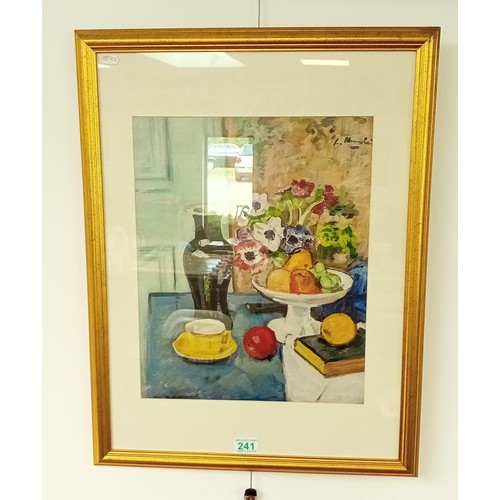 241 - Framed Still Life print