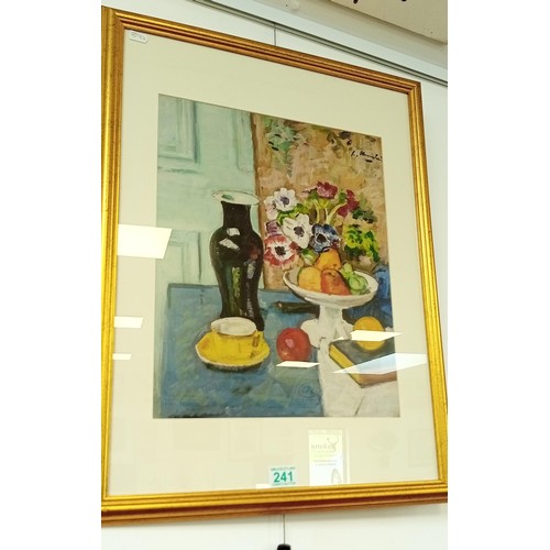 241 - Framed Still Life print