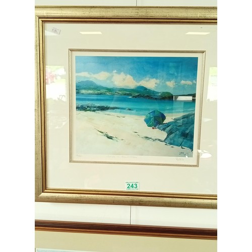 243 - Limited edition signed print Summer in Ardnamurchan