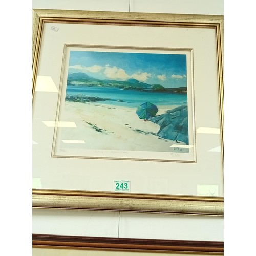 243 - Limited edition signed print Summer in Ardnamurchan