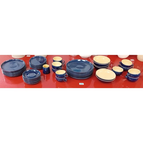 248 - Denby ware dinner set