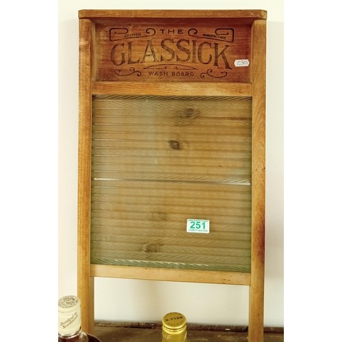 251 - Glass wash board