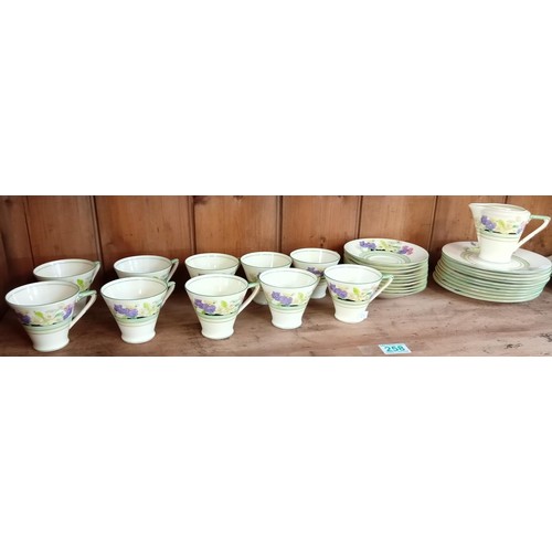 258 - Vintage Adderley ware tea set