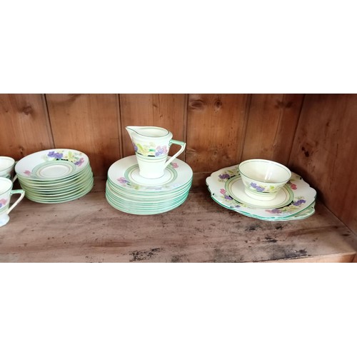 258 - Vintage Adderley ware tea set