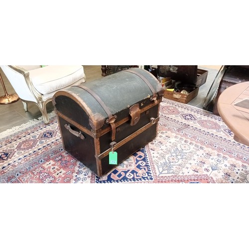 314 - Domed waterproof travelling trunk