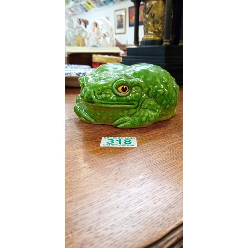 318 - Large frog ornament