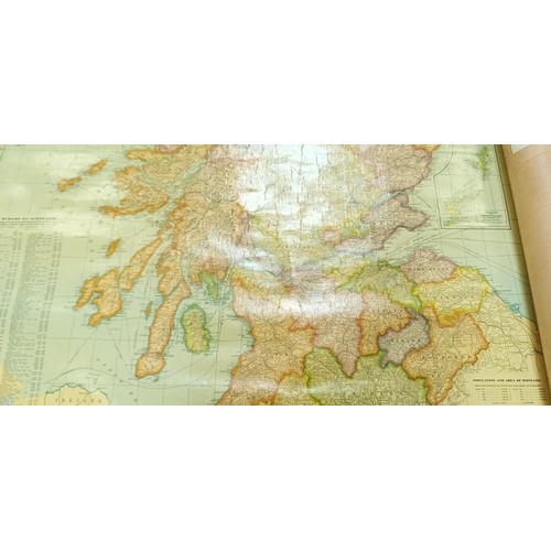 322 - Vintage map of Scotland by The Scarborough Company