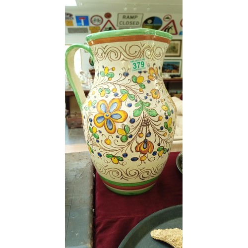 379 - Very large pottery jug made in Italy