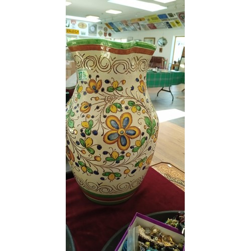 379 - Very large pottery jug made in Italy