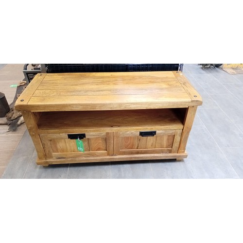 416 - Light oak TV or side unit