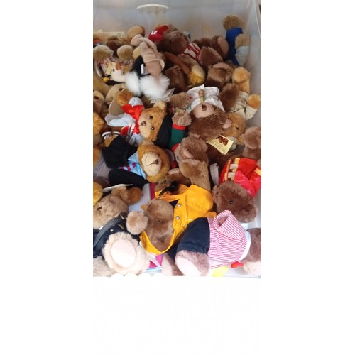 407 - Box lot of teddy bears