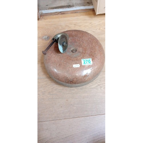 270 - Vintage curling stone