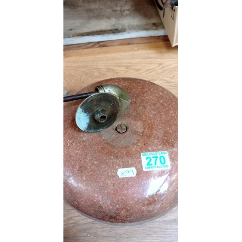 270 - Vintage curling stone