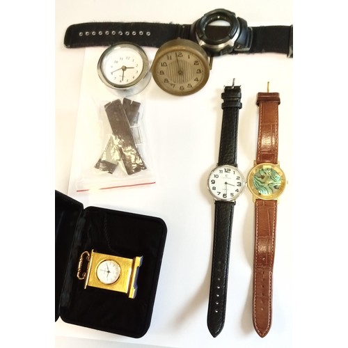 2 - Selection of vintage clocks and watches from a deceased estate