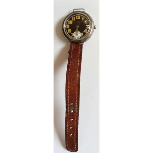 9 - Antique Rolex Swiss fully hallmarked 1915 Trench watch 656899 15 Jewels. From deceased estate, worki... 