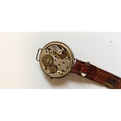 9 - Antique Rolex Swiss fully hallmarked 1915 Trench watch 656899 15 Jewels. From deceased estate, worki... 