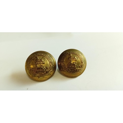 73 - 2 Large & 2 small Gordon Highlanders Egypt India dress buttons