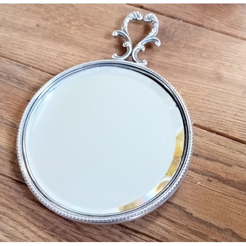 94 - Hallmarked silver hand mirror Assay London 1905 Mappin & Webb