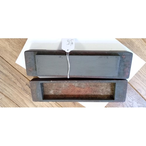 29 - Oil stone in wooden box