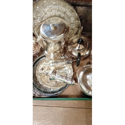 21 - Large selection of silver-plated ware